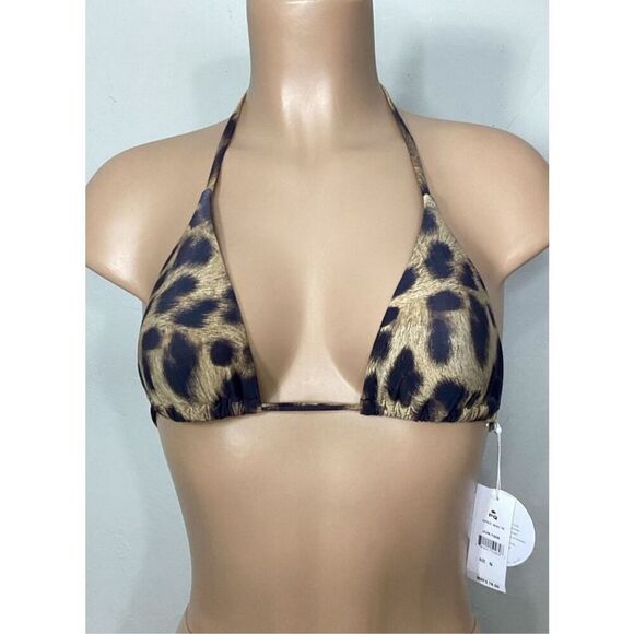 New. Pilyq cheetah bikini top. Small - Picture 2 of 6